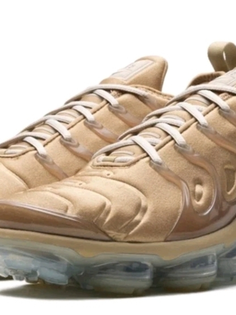 Tan Nike VaporMax Plus Sneakers